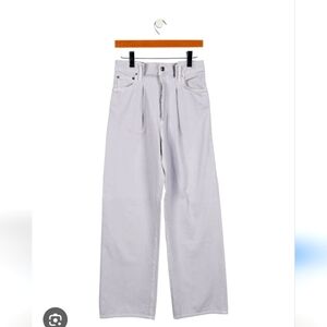 Agolde Classic Womens Wide Leg Denim Jean Size 25